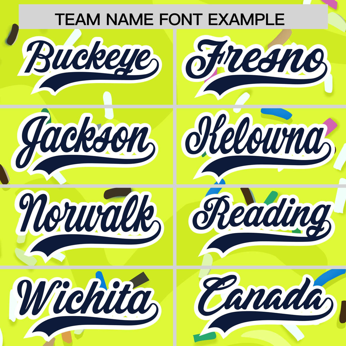 Custom Fluorescent Green Ice Cream Cone Graffiti Pattern Fashion Authentic Baseball Jersey| KXKSHOP