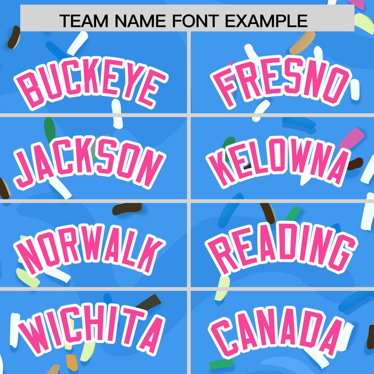 Custom Powder Blue Ice Cream Cone Graffiti Pattern Fashion Authentic Baseball Jersey| KXKSHOP