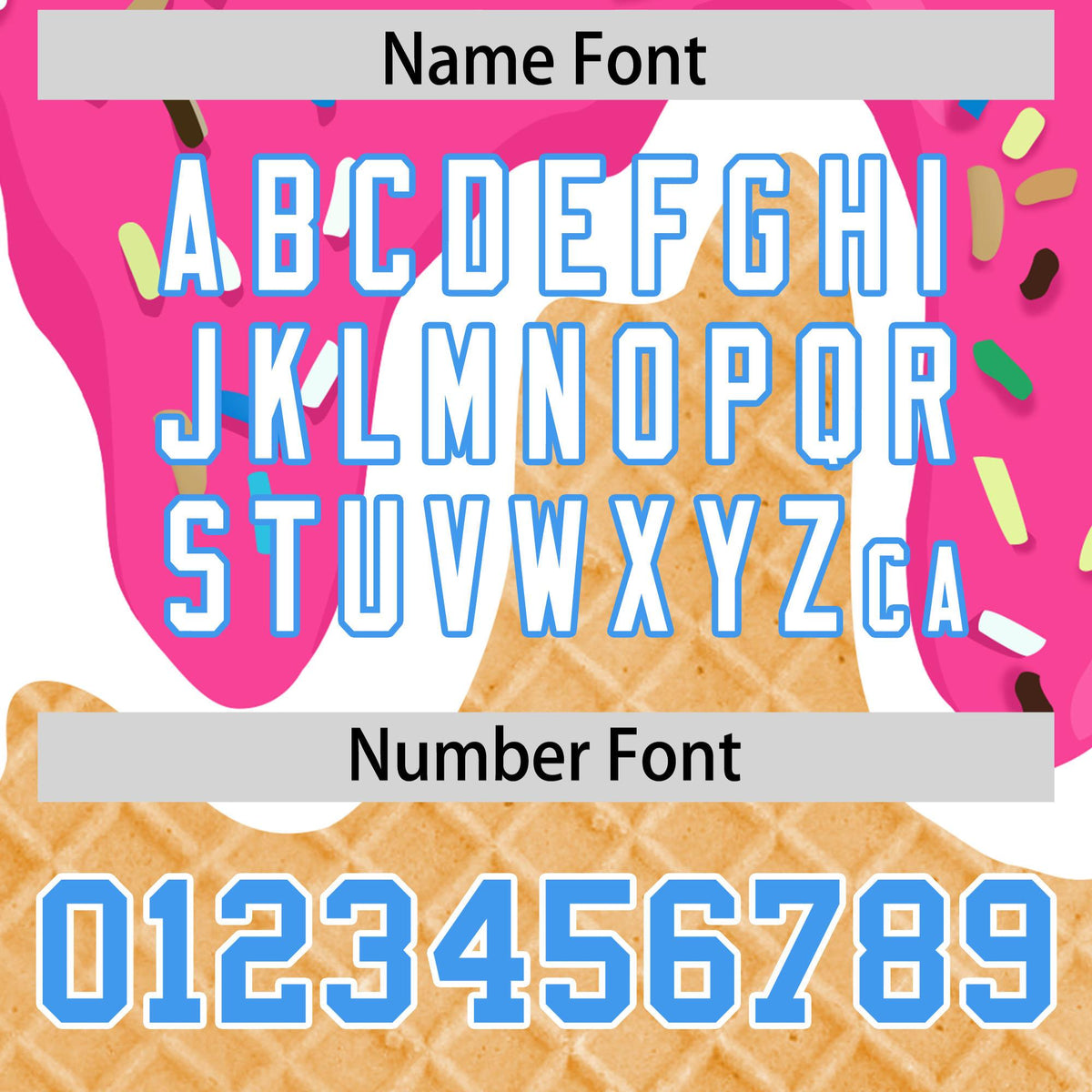 Custom Pink Ice Cream Cone Graffiti Pattern Fashion Authentic Baseball Jersey| KXKSHOP