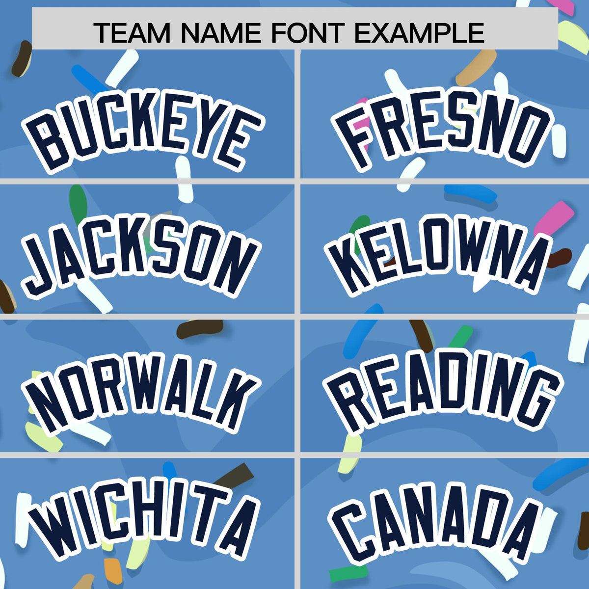 Custom Powder Blue Ice Cream Cone Graffiti Pattern Fashion Authentic Baseball Jersey| KXKSHOP