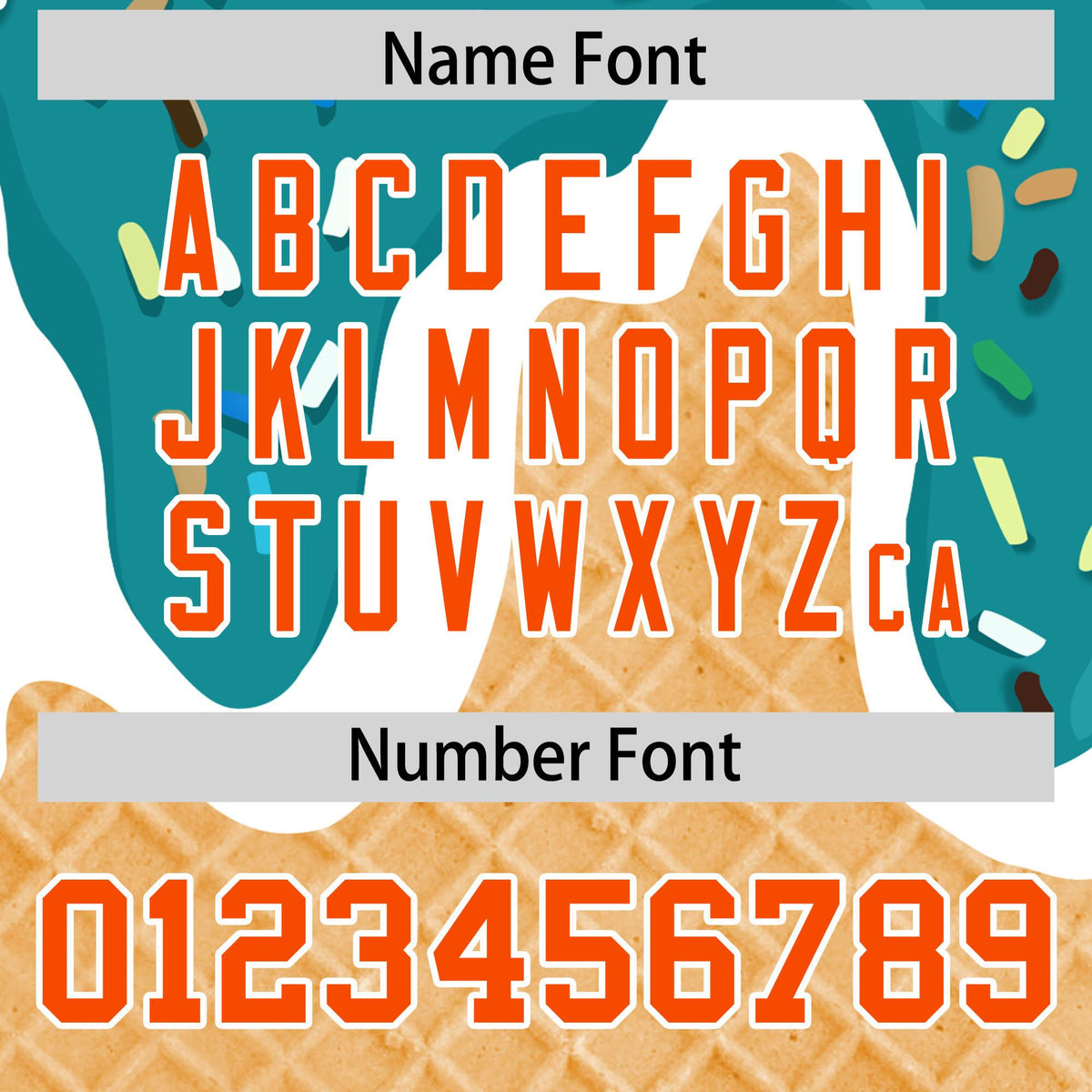 Custom Aqua Ice Cream Cone Graffiti Pattern Fashion Authentic Baseball Jersey| KXKSHOP