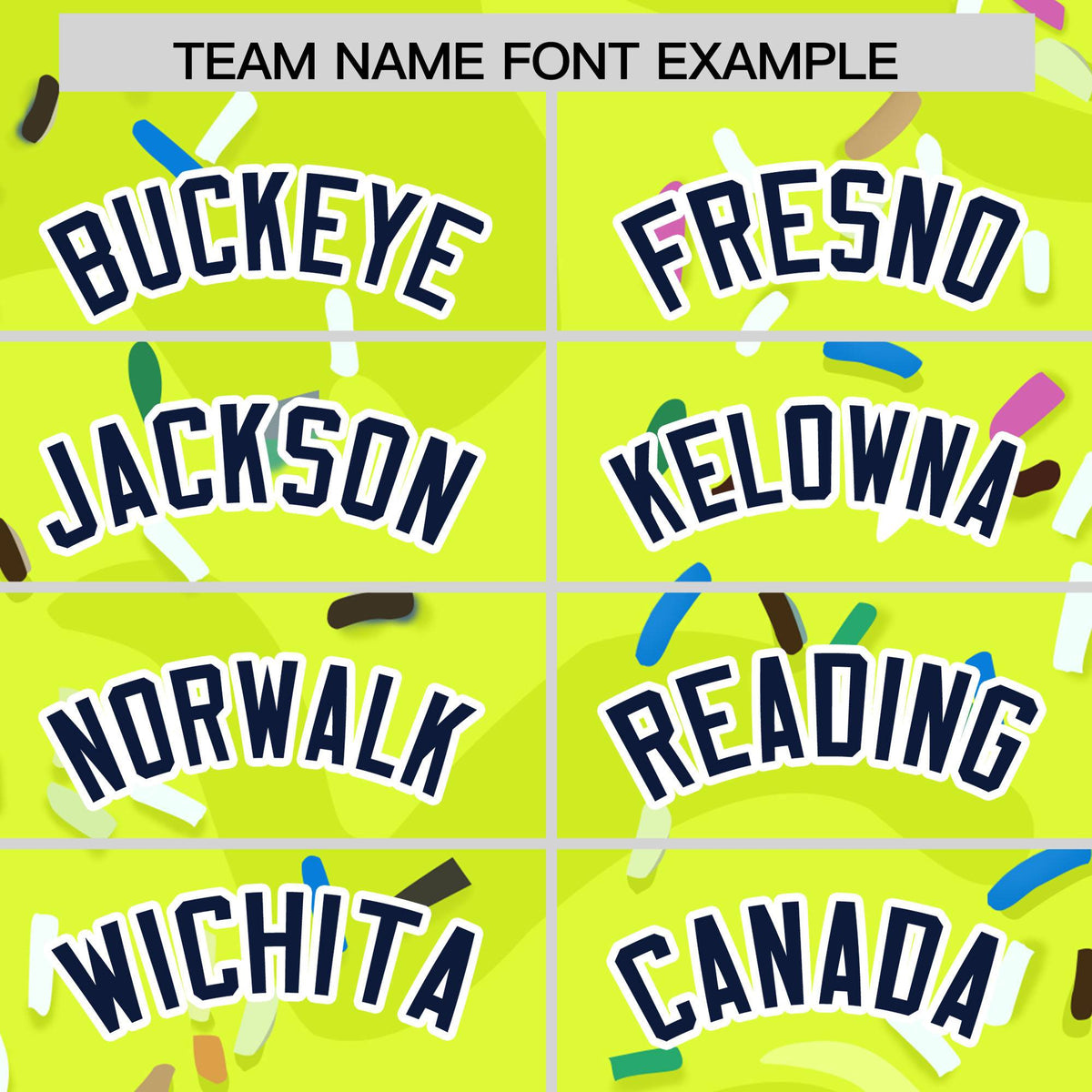 Custom Fluorescent Green Ice Cream Cone Graffiti Pattern Fashion Authentic Baseball Jersey| KXKSHOP