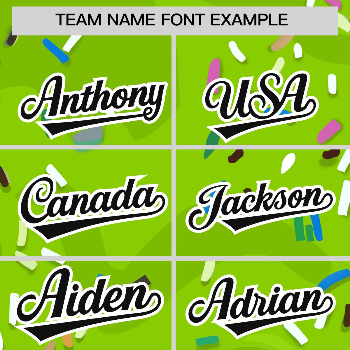 Custom Neon Green Ice Cream Cone Graffiti Pattern Fashion Authentic Baseball Jersey| KXKSHOP