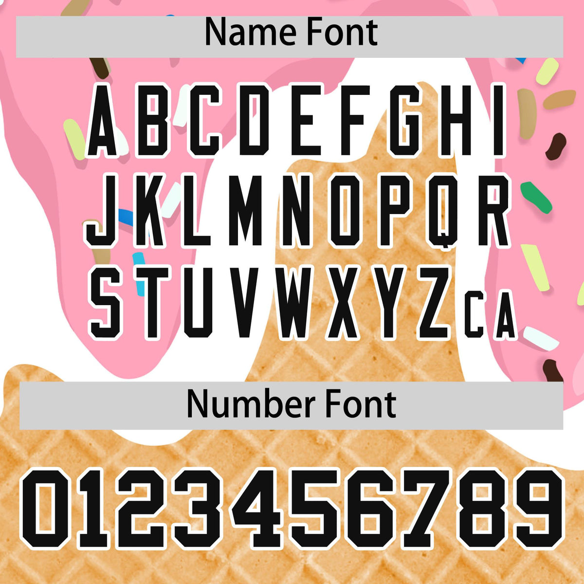 Custom Light Pink Ice Cream Cone Graffiti Pattern Fashion Authentic Baseball Jersey| KXKSHOP