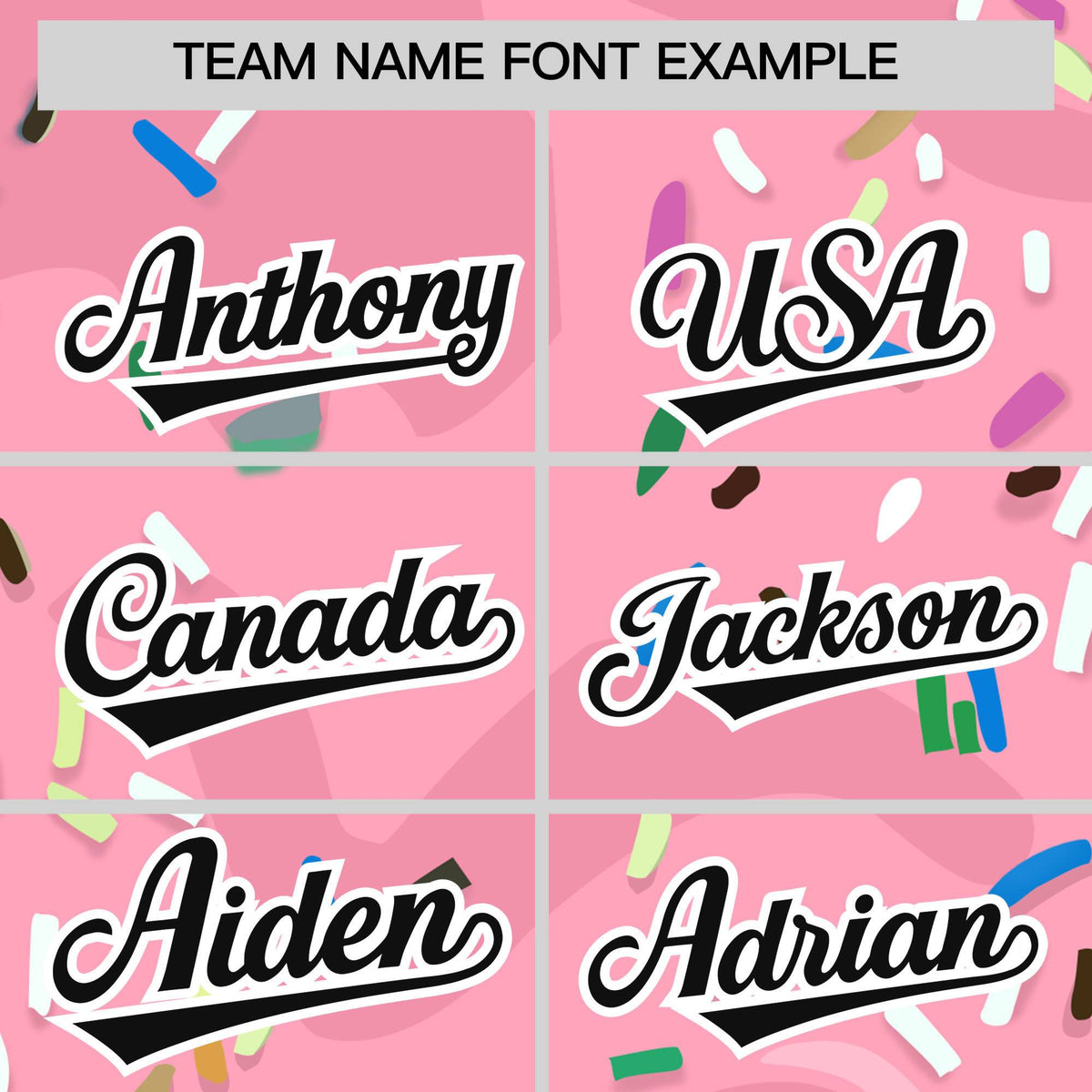 Custom Light Pink Ice Cream Cone Graffiti Pattern Fashion Authentic Baseball Jersey| KXKSHOP