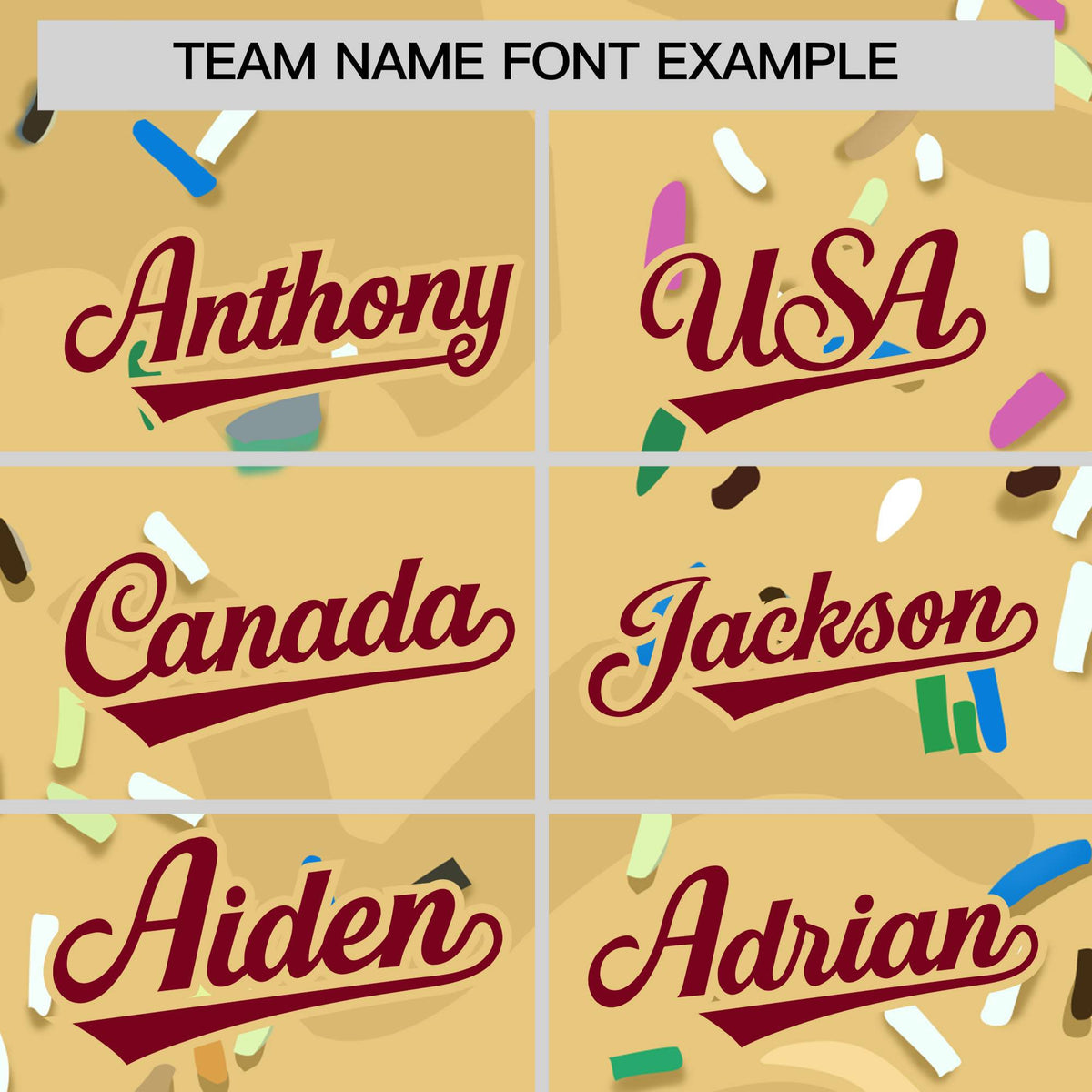 Custom Khaki Ice Cream Cone Graffiti Pattern Fashion Authentic Baseball Jersey| KXKSHOP