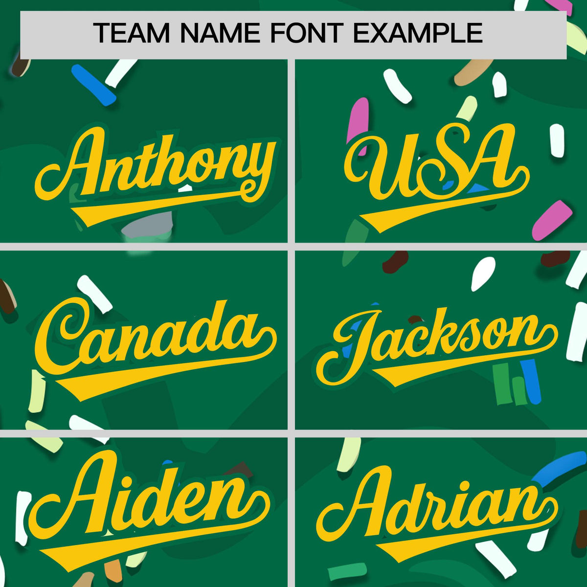 Custom Kelly Green Ice Cream Cone Graffiti Pattern Fashion Authentic Baseball Jersey| KXKSHOP