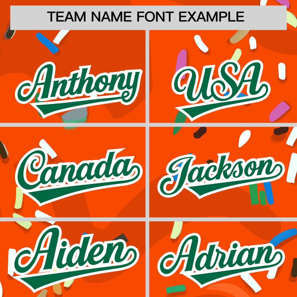 Custom Orange Ice Cream Cone Graffiti Pattern Fashion Authentic Baseball Jersey| KXKSHOP