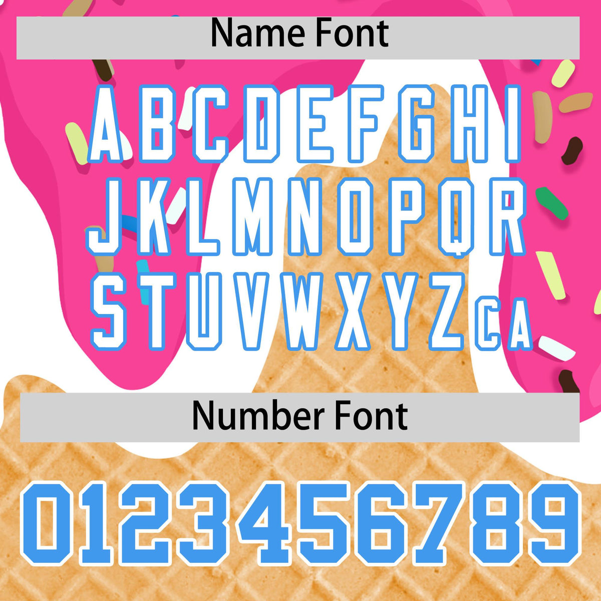 Custom Pink Ice Cream Cone Graffiti Pattern Fashion Authentic Baseball Jersey| KXKSHOP