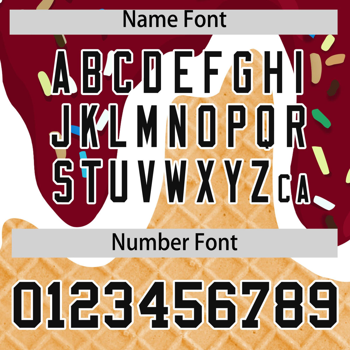 Custom Crimson Ice Cream Cone Graffiti Pattern Fashion Authentic Baseball Jersey| KXKSHOP