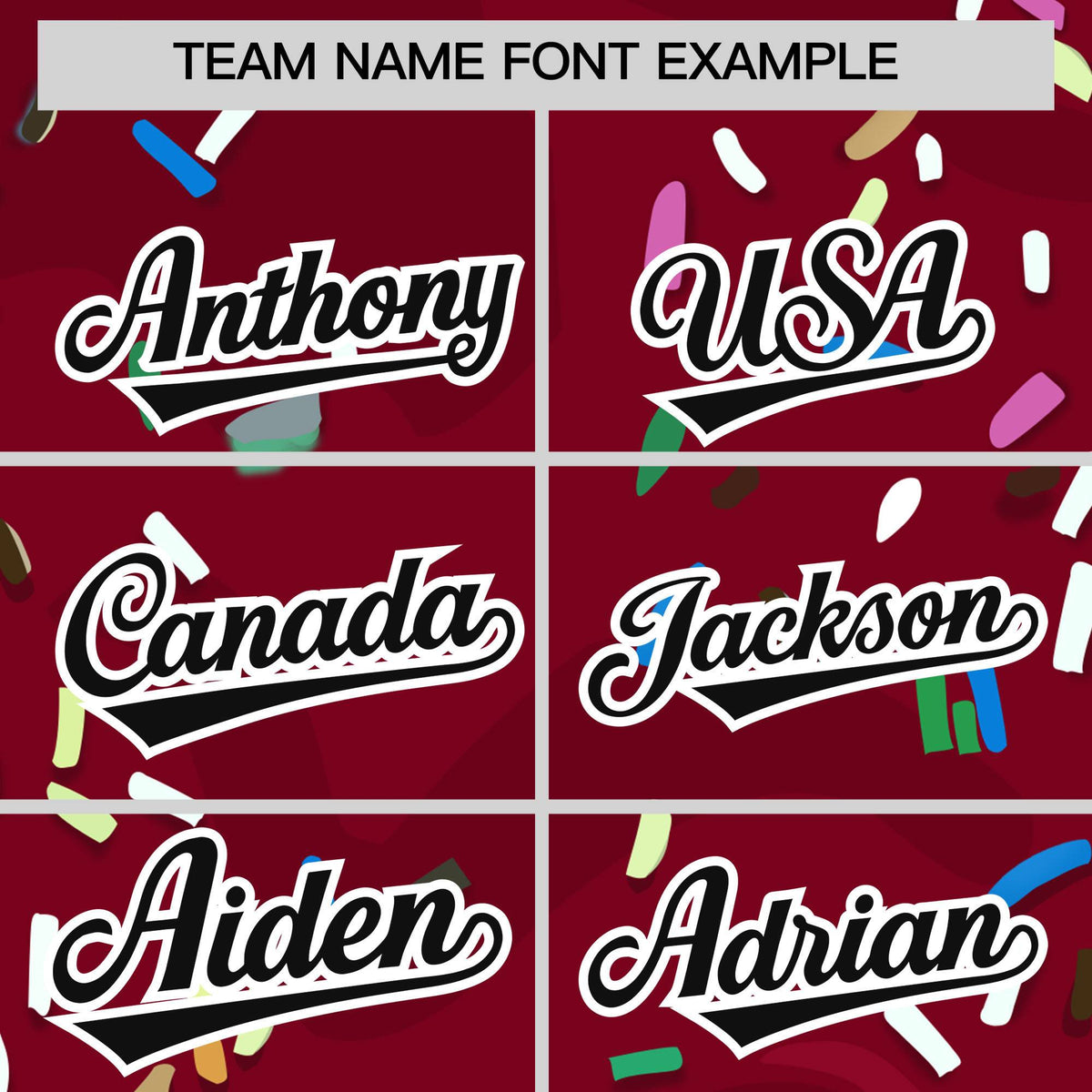 Custom Crimson Ice Cream Cone Graffiti Pattern Fashion Authentic Baseball Jersey| KXKSHOP