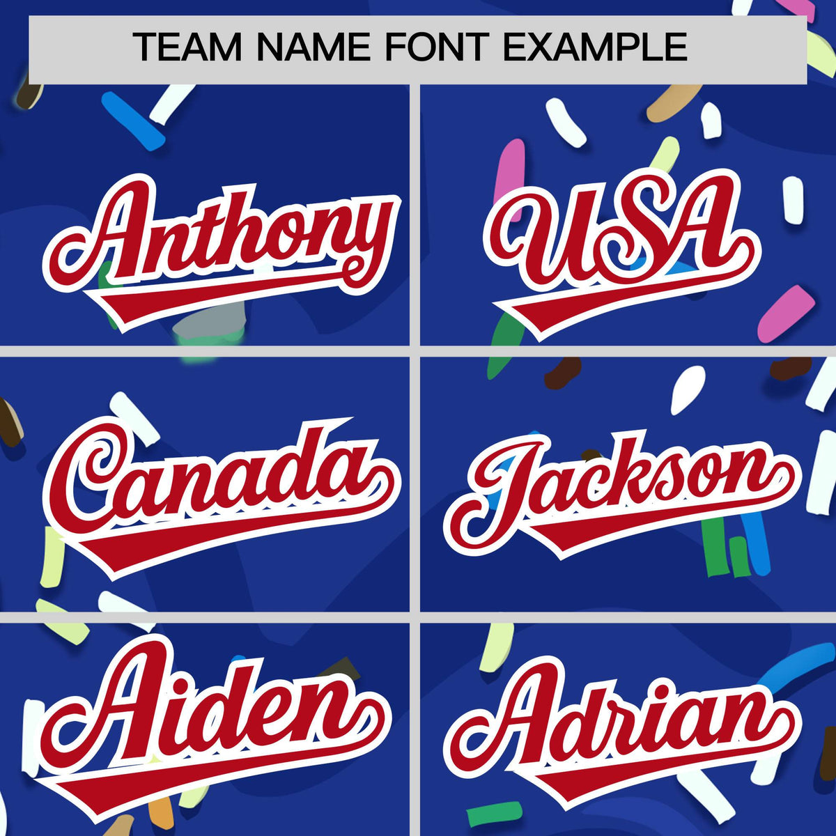 Custom Royal Ice Cream Cone Graffiti Pattern Fashion Authentic Baseball Jersey| KXKSHOP