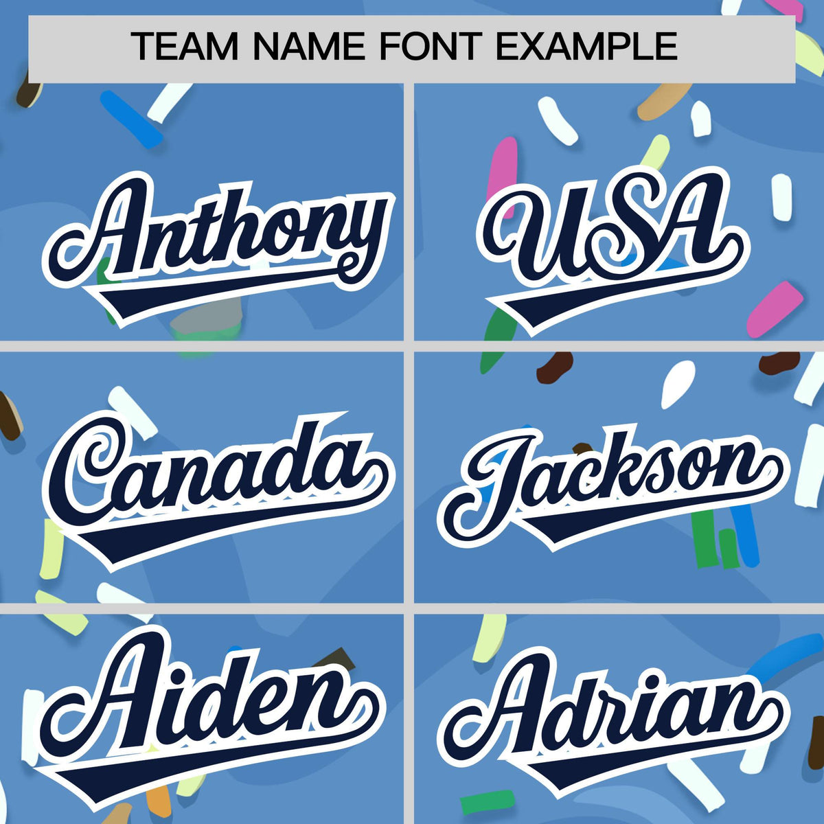 Custom Powder Blue Ice Cream Cone Graffiti Pattern Fashion Authentic Baseball Jersey| KXKSHOP