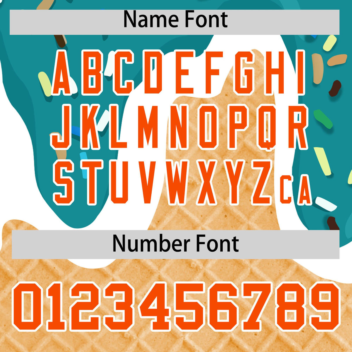 Custom Aqua Ice Cream Cone Graffiti Pattern Fashion Authentic Baseball Jersey| KXKSHOP