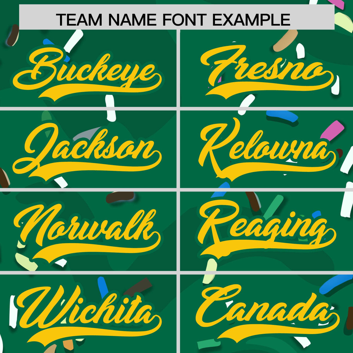 Custom Kelly Green Ice Cream Cone Graffiti Pattern Fashion Authentic Baseball Jersey| KXKSHOP