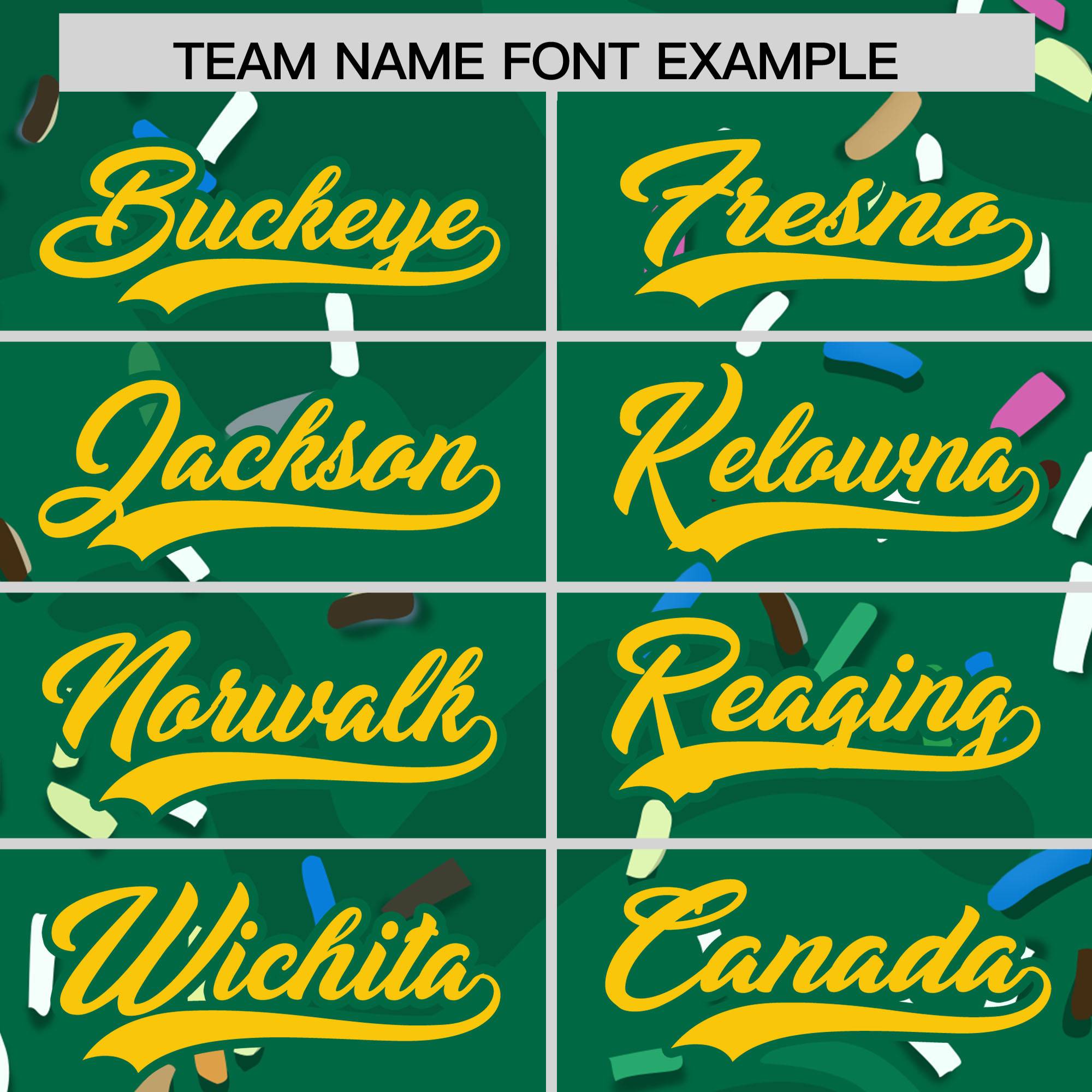 Custom Kelly Green Ice Cream Cone Graffiti Pattern Fashion Authentic Baseball Jersey| KXKSHOP