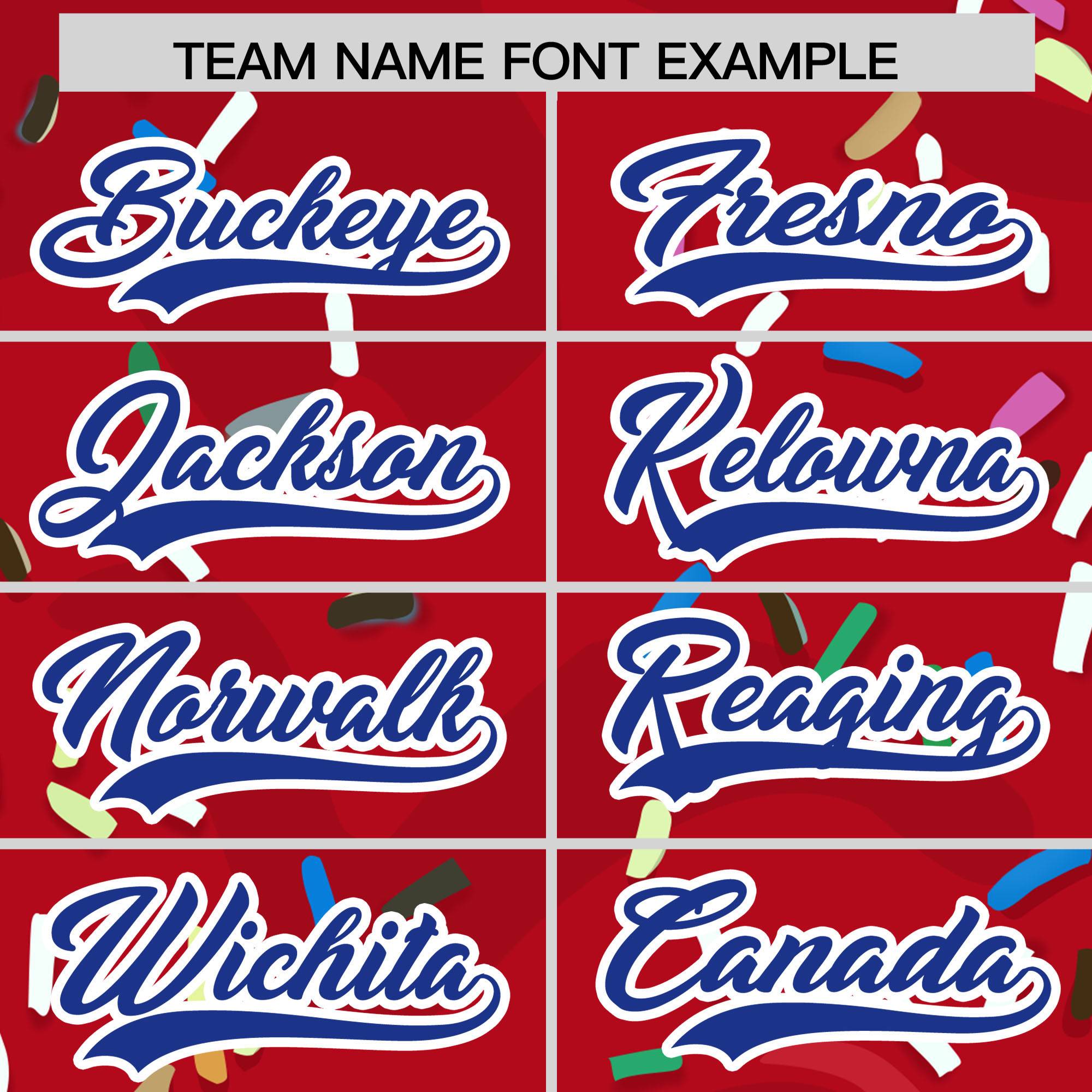 Custom Red Ice Cream Cone Graffiti Pattern Fashion Authentic Baseball Jersey| KXKSHOP