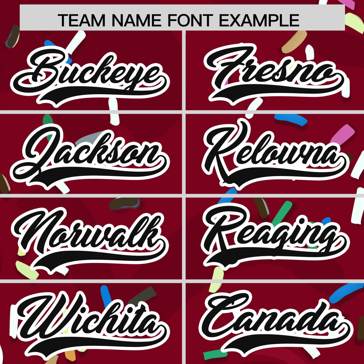 Custom Crimson Ice Cream Cone Graffiti Pattern Fashion Authentic Baseball Jersey| KXKSHOP