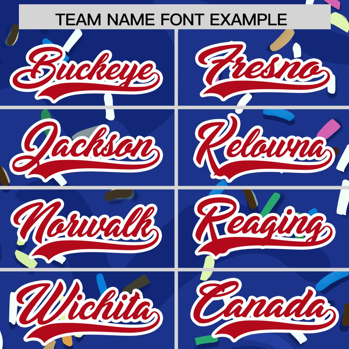 Custom Royal Ice Cream Cone Graffiti Pattern Fashion Authentic Baseball Jersey| KXKSHOP