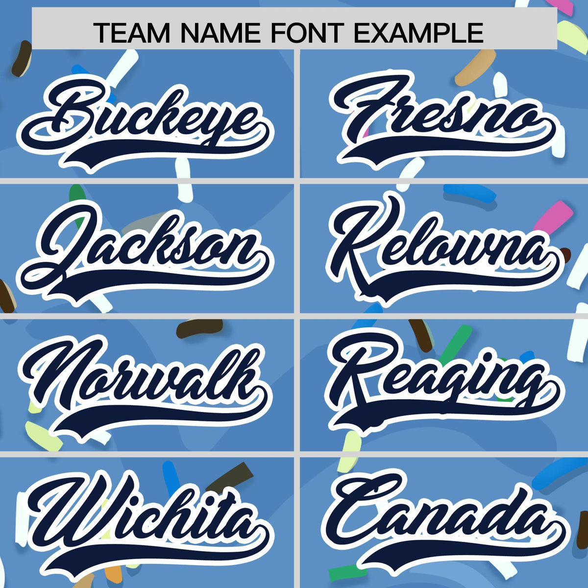 Custom Powder Blue Ice Cream Cone Graffiti Pattern Fashion Authentic Baseball Jersey| KXKSHOP