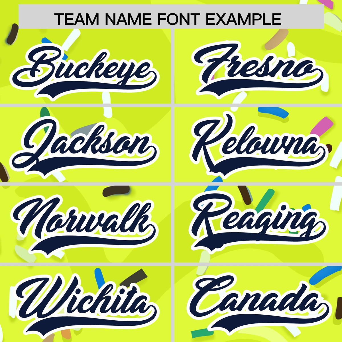 Custom Fluorescent Green Ice Cream Cone Graffiti Pattern Fashion Authentic Baseball Jersey| KXKSHOP