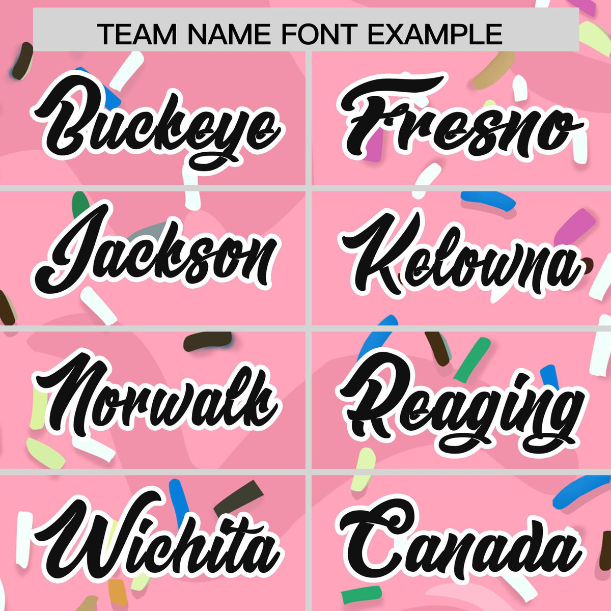 Custom Light Pink Ice Cream Cone Graffiti Pattern Fashion Authentic Baseball Jersey| KXKSHOP