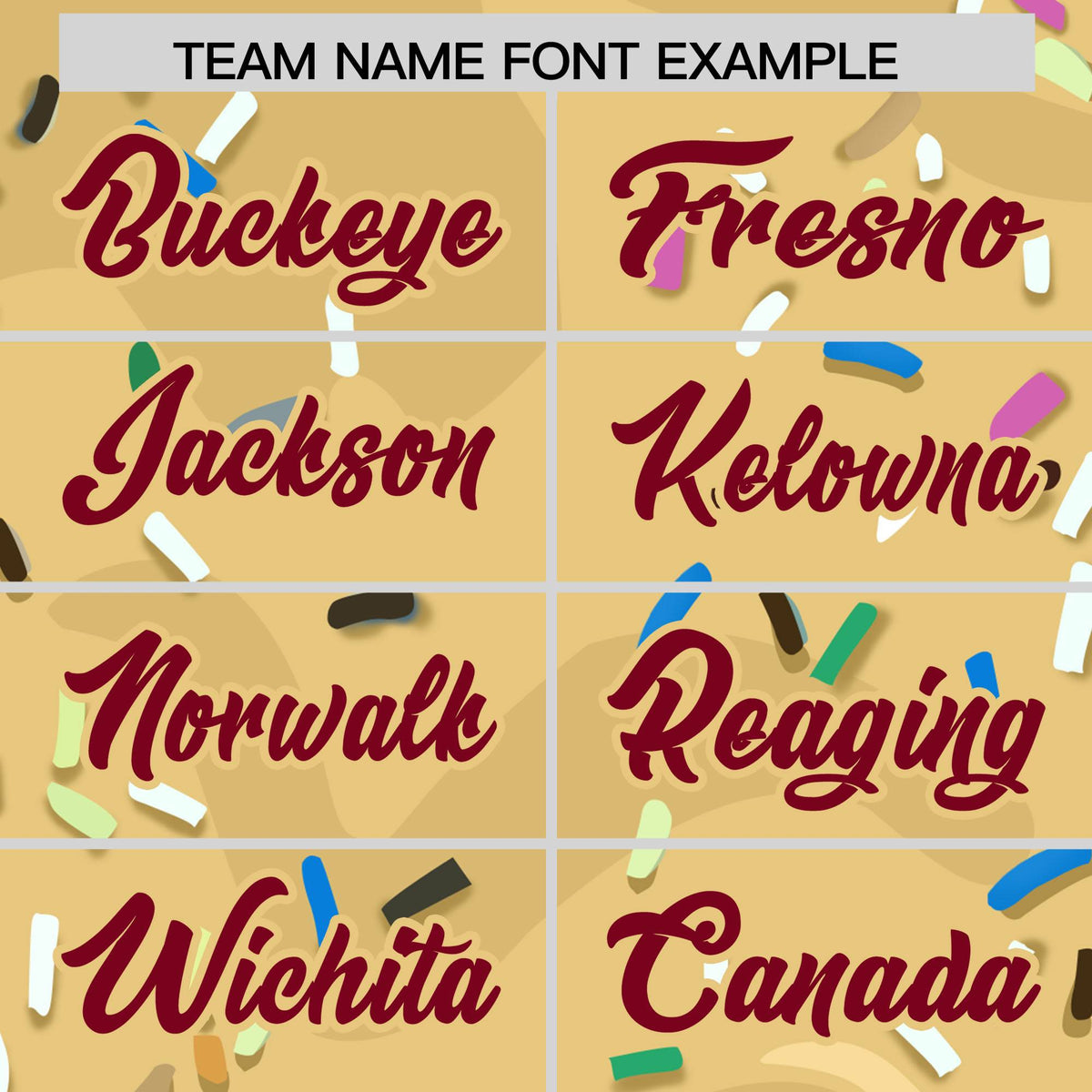 Custom Khaki Ice Cream Cone Graffiti Pattern Fashion Authentic Baseball Jersey| KXKSHOP