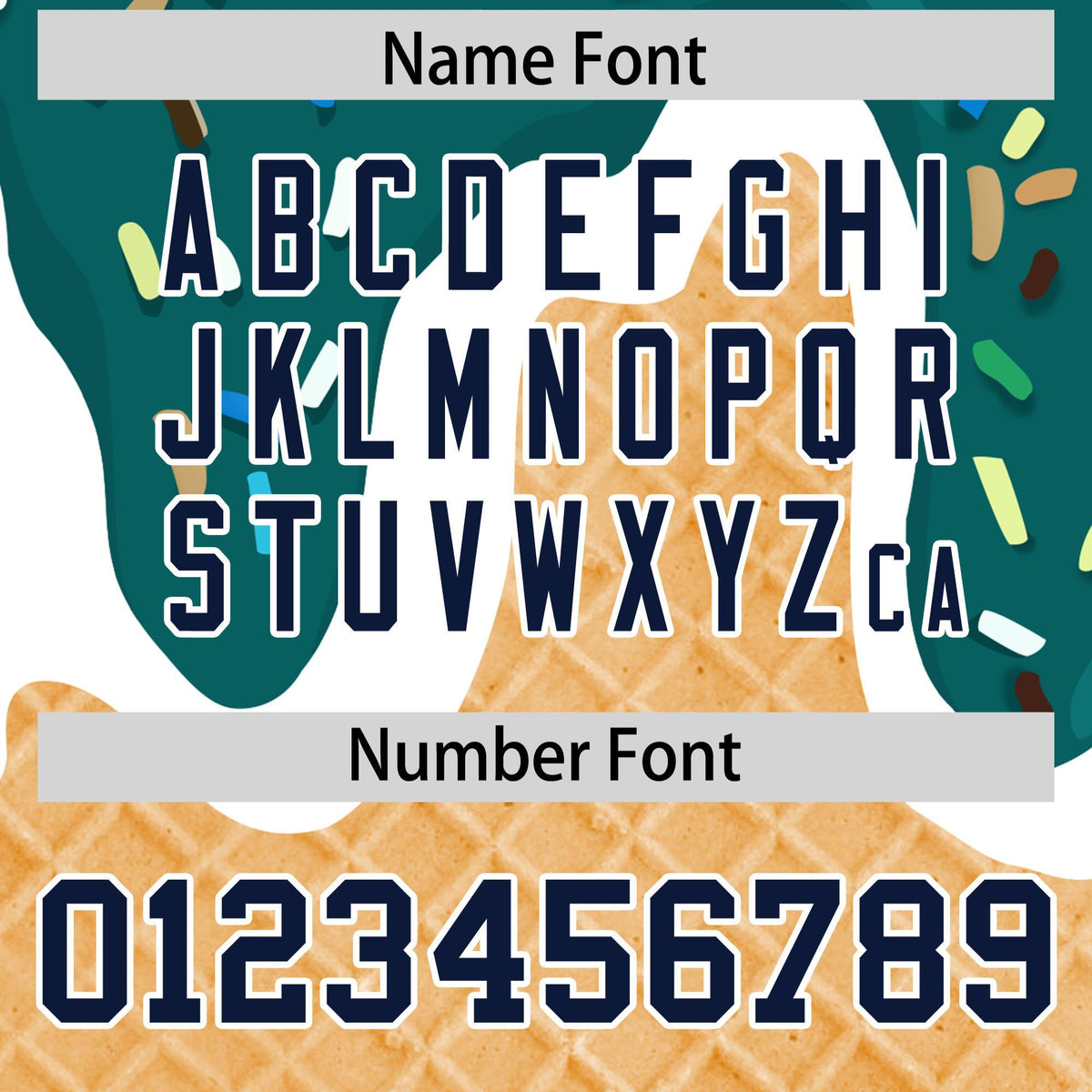 Custom Aqua Ice Cream Cone Graffiti Pattern Fashion Authentic Baseball Jersey| KXKSHOP