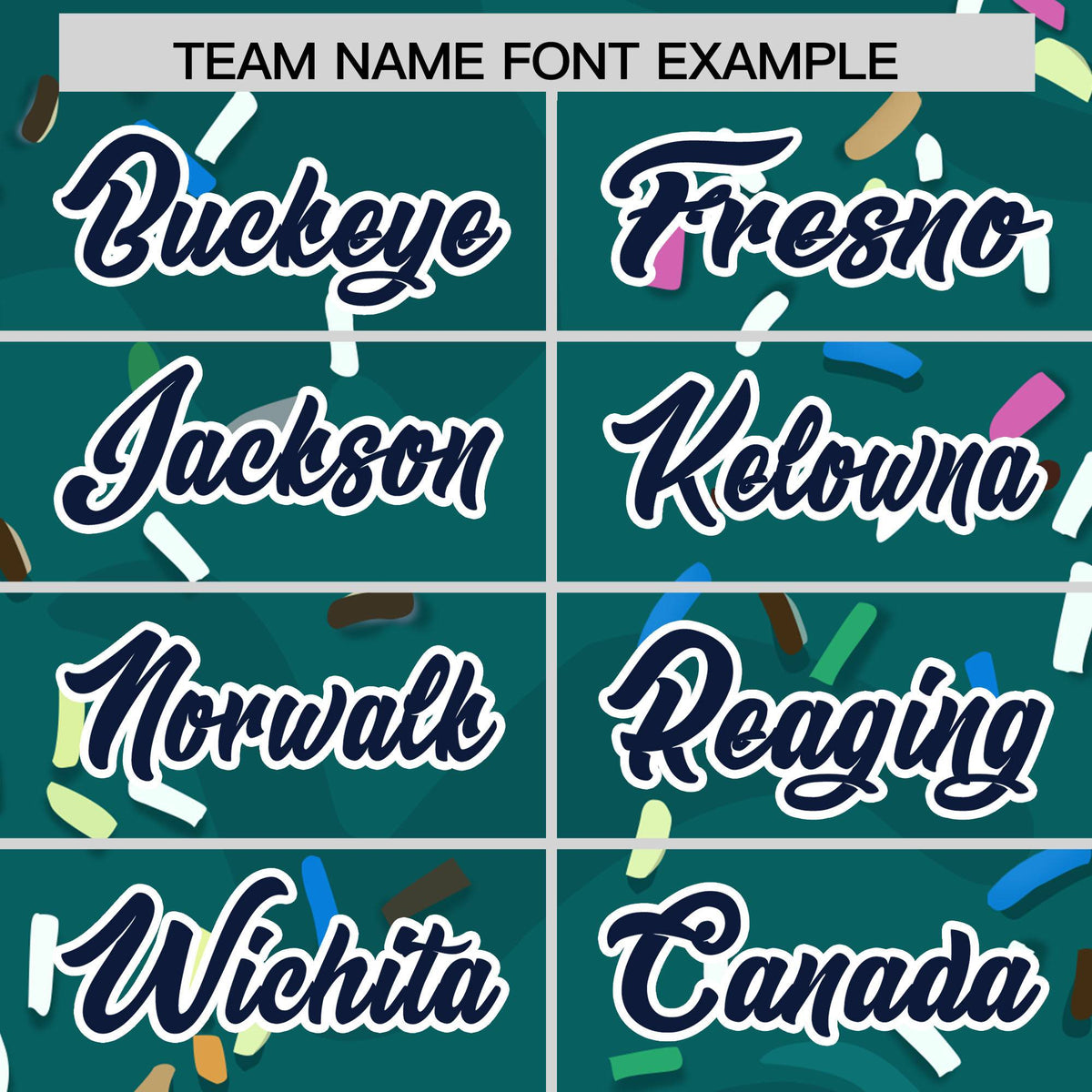 Custom Aqua Ice Cream Cone Graffiti Pattern Fashion Authentic Baseball Jersey| KXKSHOP