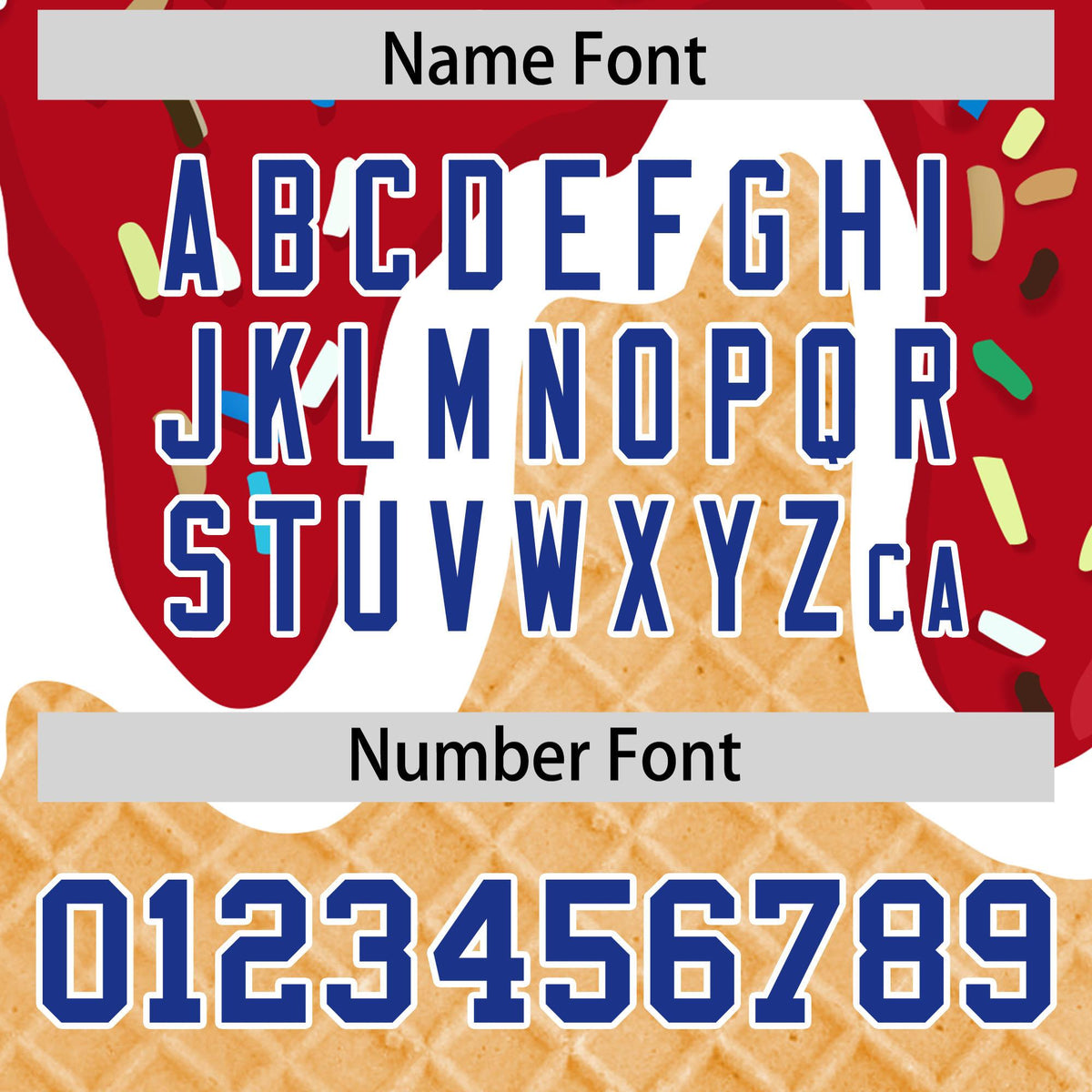 Custom Red Ice Cream Cone Graffiti Pattern Fashion Authentic Baseball Jersey| KXKSHOP