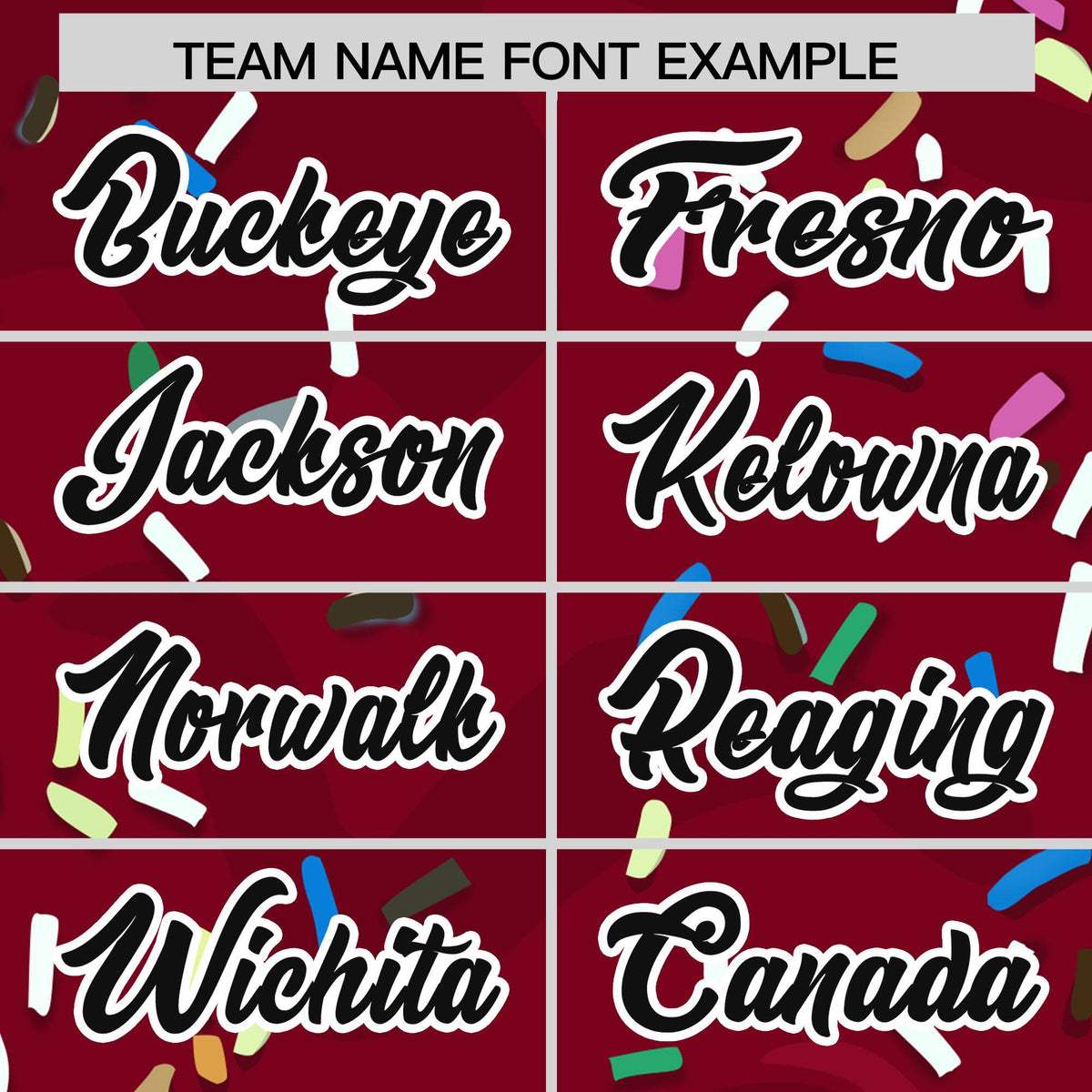 Custom Crimson Ice Cream Cone Graffiti Pattern Fashion Authentic Baseball Jersey| KXKSHOP