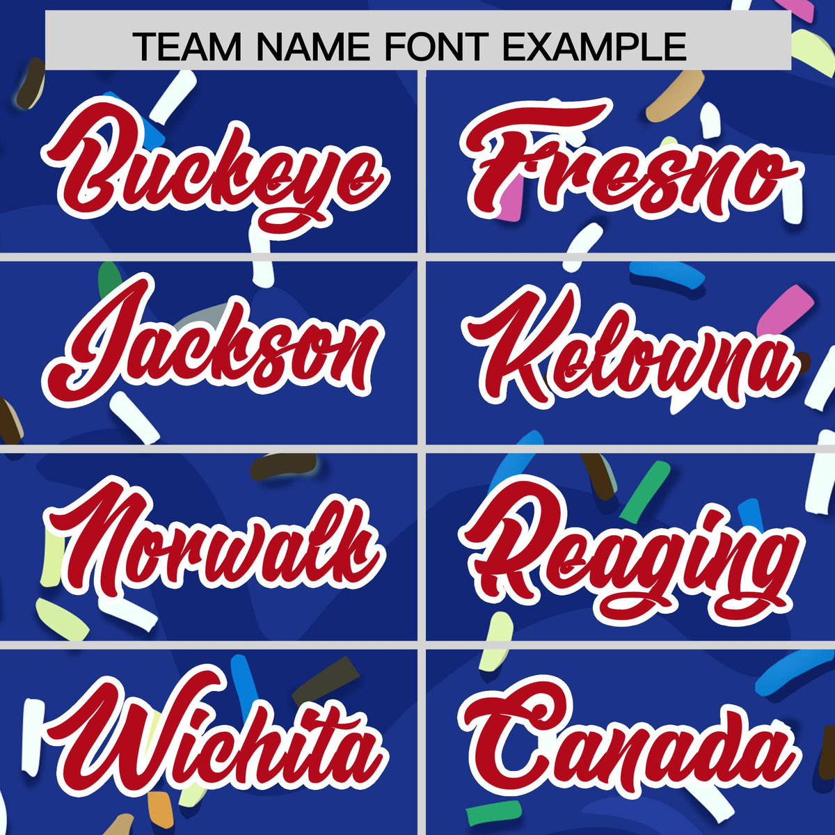 Custom Royal Ice Cream Cone Graffiti Pattern Fashion Authentic Baseball Jersey| KXKSHOP