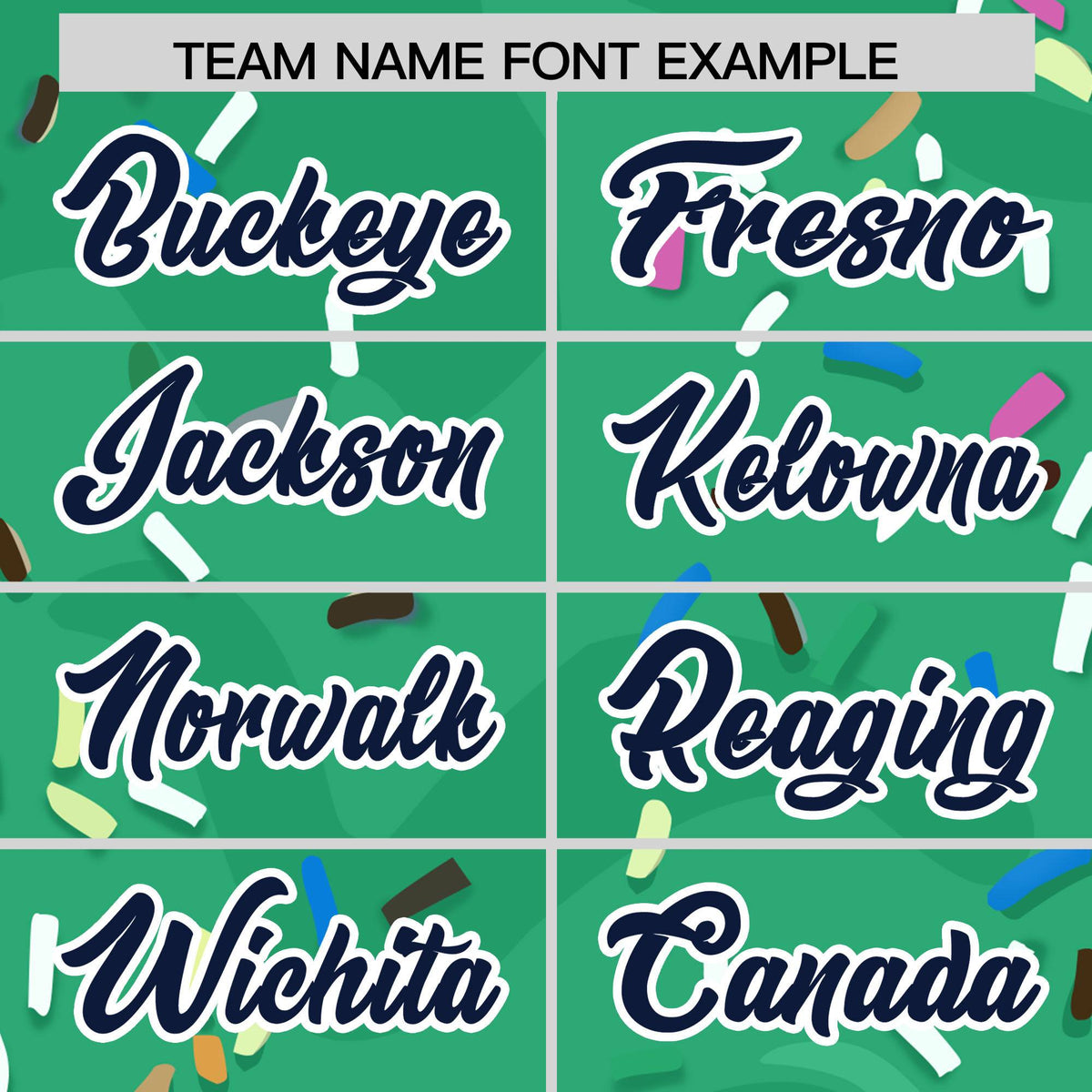 Custom Brilliant Green Ice Cream Cone Graffiti Pattern Fashion Authentic Baseball Jersey| KXKSHOP