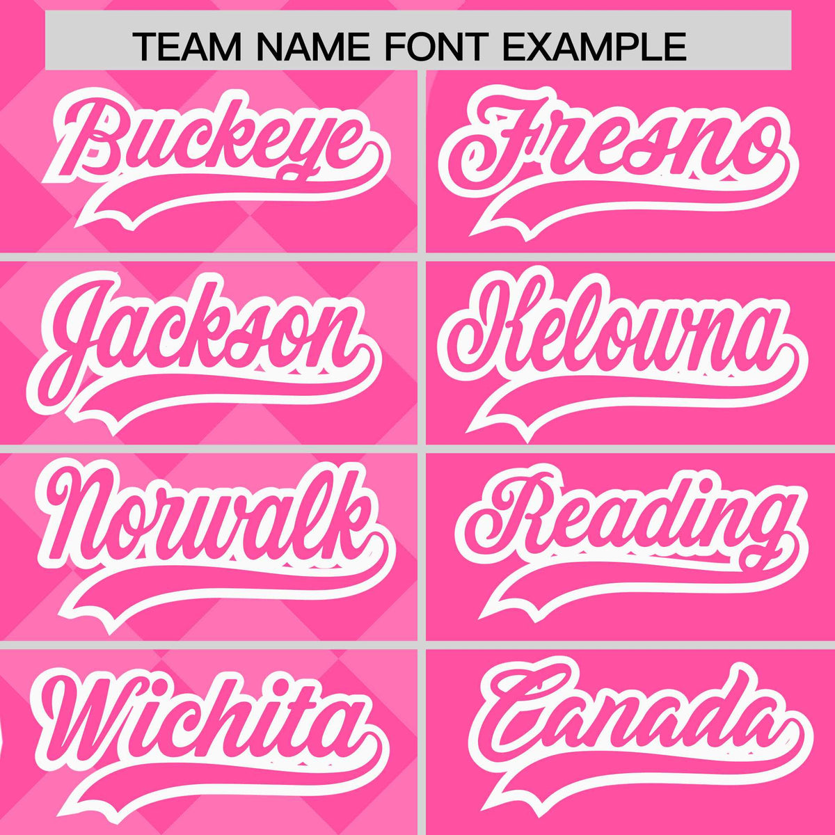 Custom Pink Rhombus Design Authentic Baseball Jersey| KXKSHOP