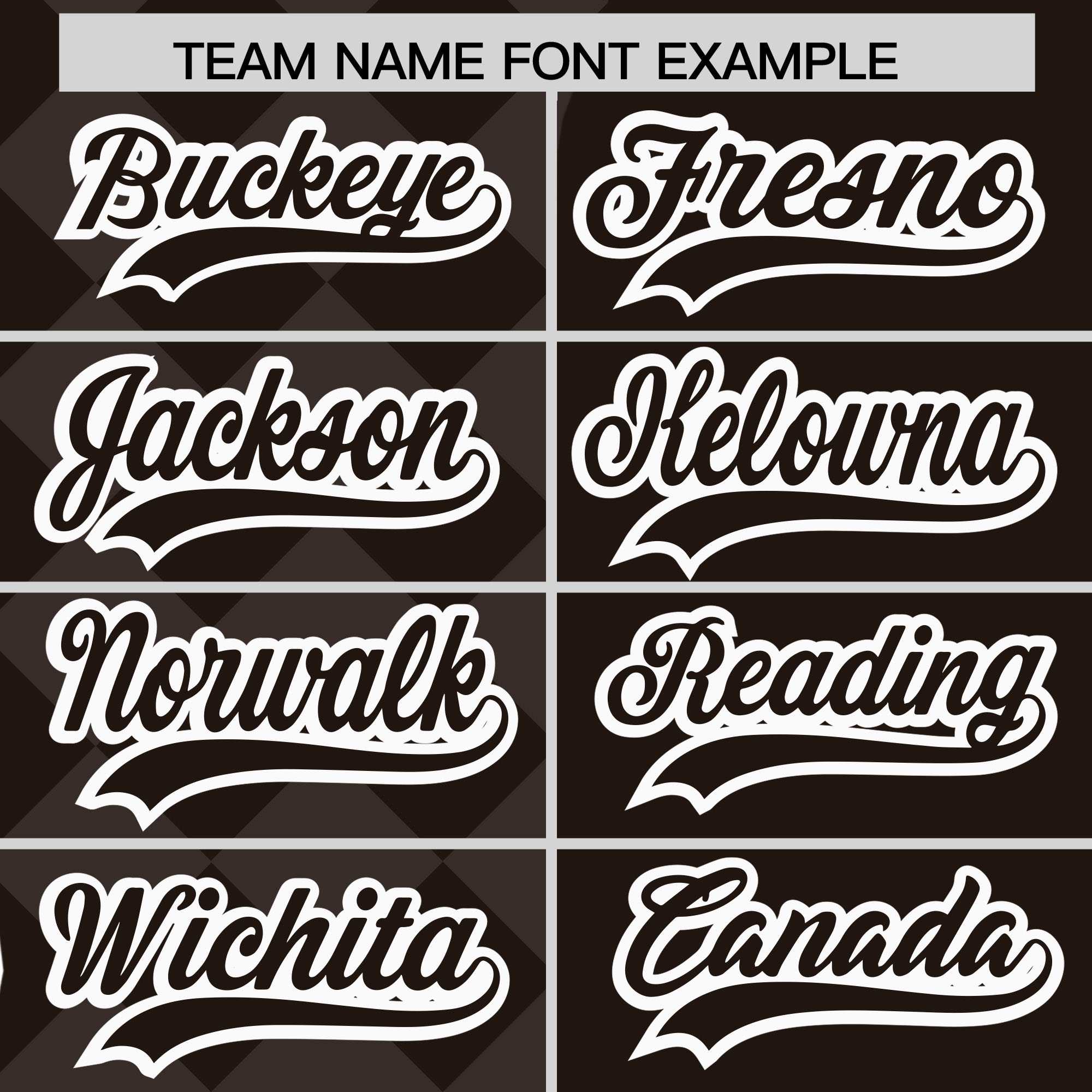 Custom Brown Rhombus Design Authentic Baseball Jersey| KXKSHOP