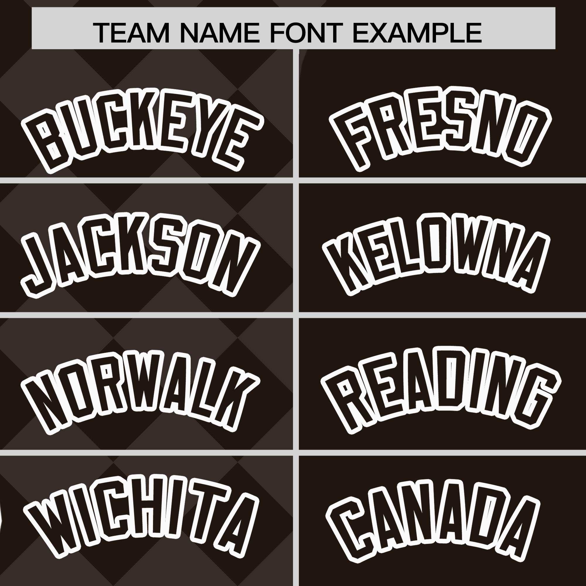 Custom Brown Rhombus Design Authentic Baseball Jersey| KXKSHOP