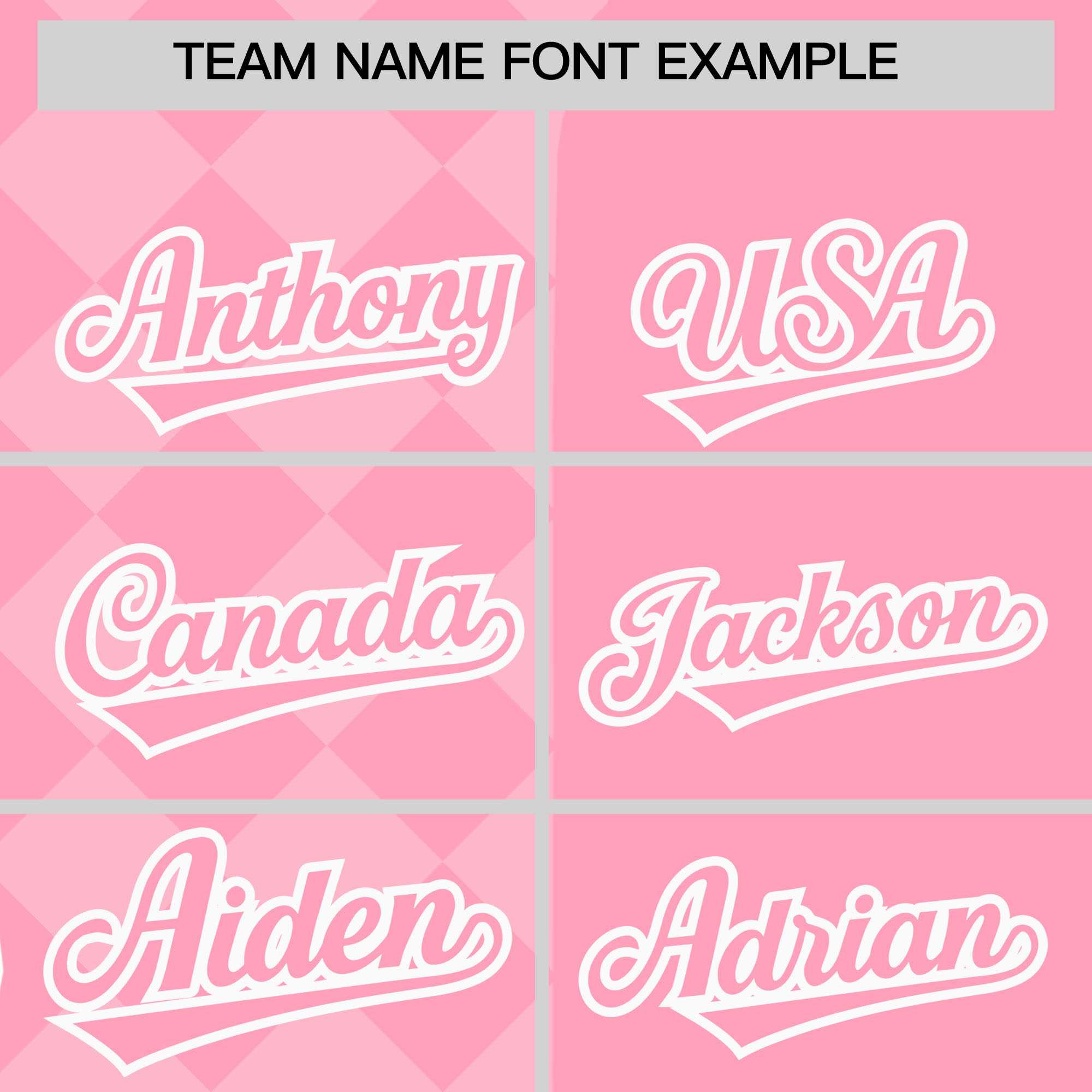 Custom Light Pink Rhombus Design Authentic Baseball Jersey| KXKSHOP