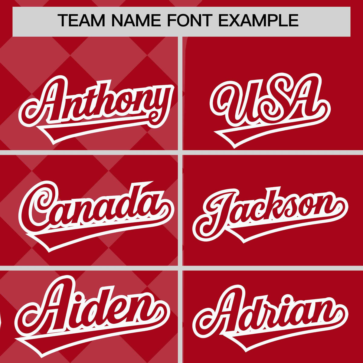 Custom Red Rhombus Design Authentic Baseball Jersey| KXKSHOP