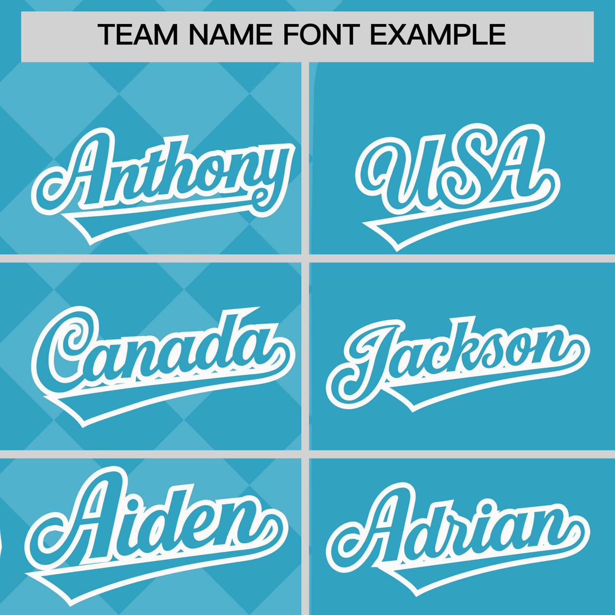 Custom Sky Blue Rhombus Design Authentic Baseball Jersey| KXKSHOP