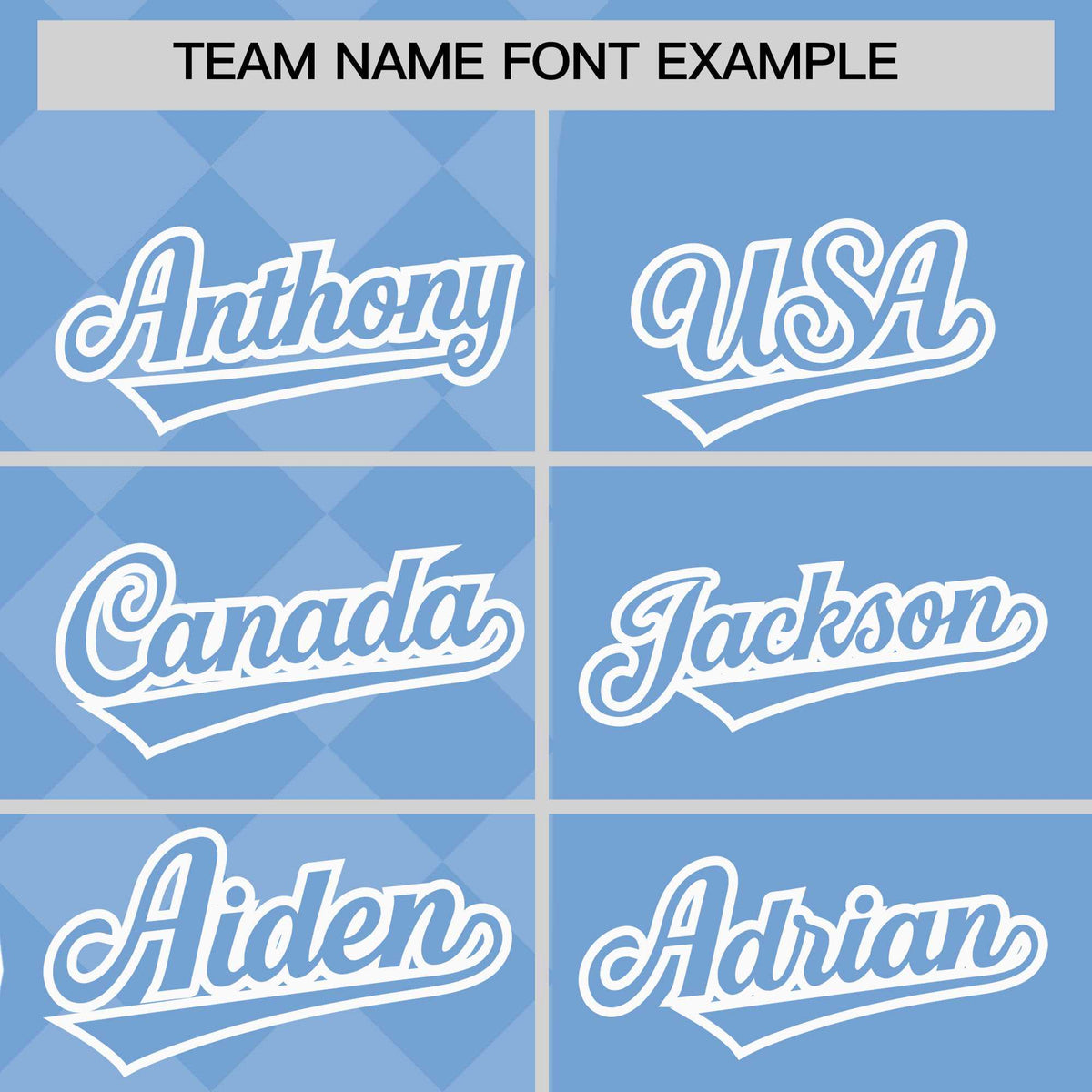 Custom Powder Blue Rhombus Design Authentic Baseball Jersey| KXKSHOP