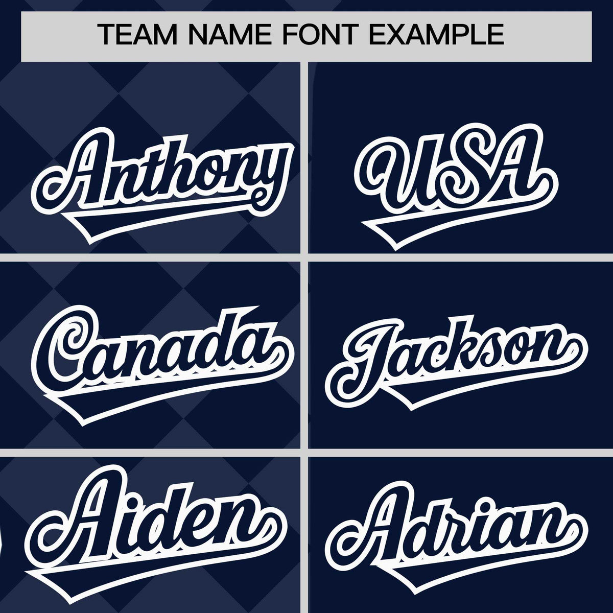 Custom Navy Rhombus Design Authentic Baseball Jersey| KXKSHOP