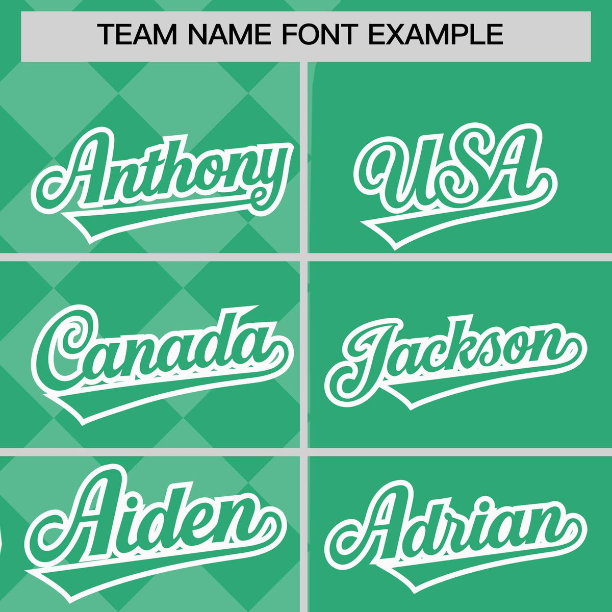 Custom Green Rhombus Design Authentic Baseball Jersey| KXKSHOP