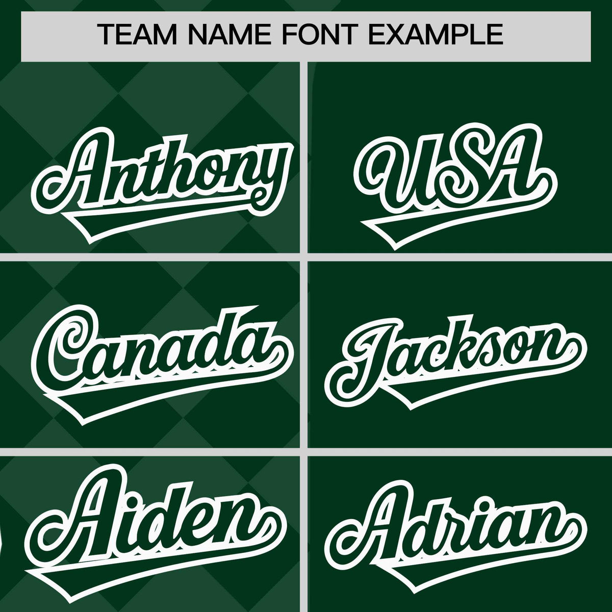 Custom Green Rhombus Design Authentic Baseball Jersey| KXKSHOP