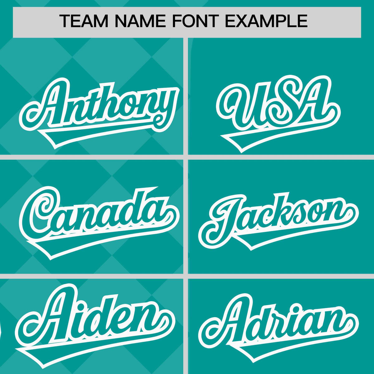 Custom Aqua Rhombus Design Authentic Baseball Jersey| KXKSHOP