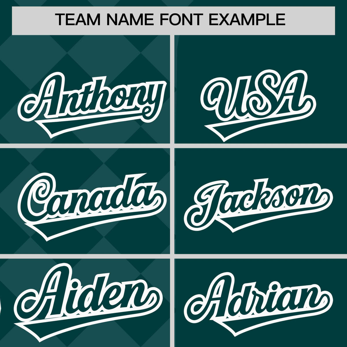 Custom Midnight Green Rhombus Design Authentic Baseball Jersey| KXKSHOP