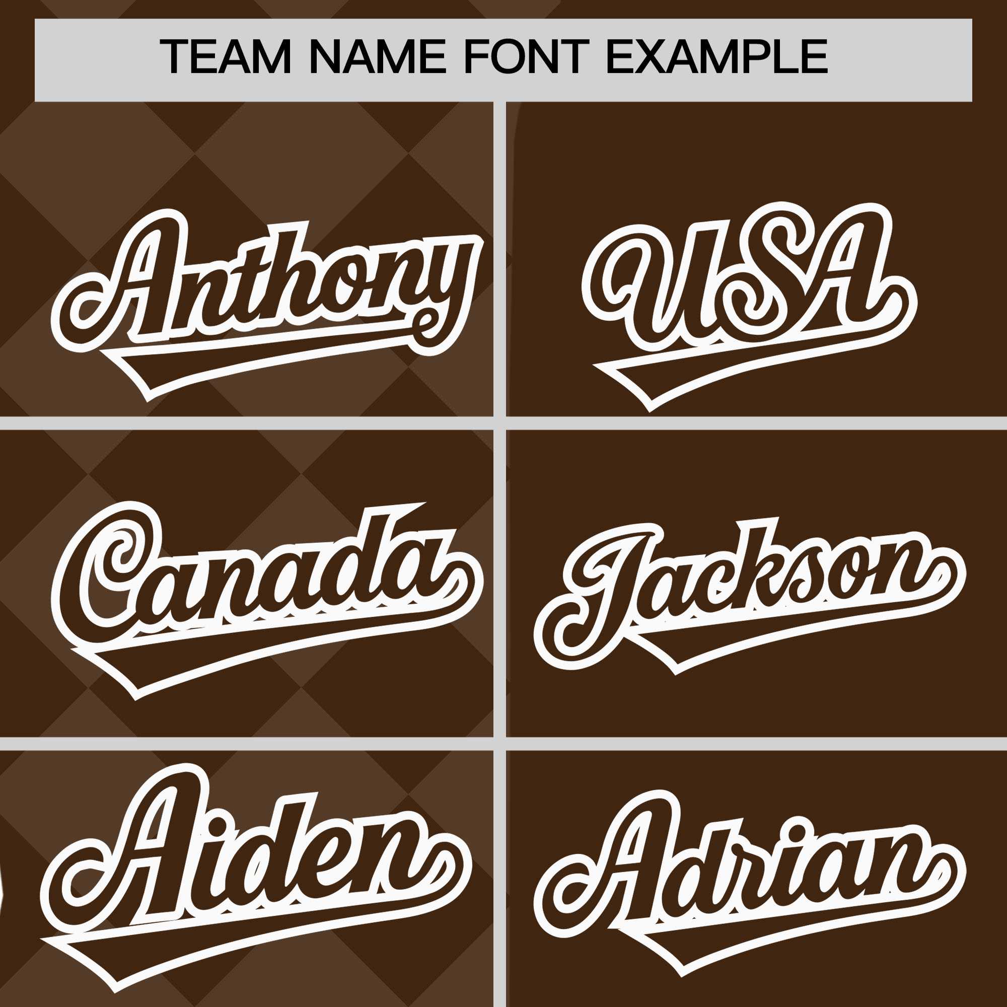 Custom Brown Rhombus Design Authentic Baseball Jersey| KXKSHOP