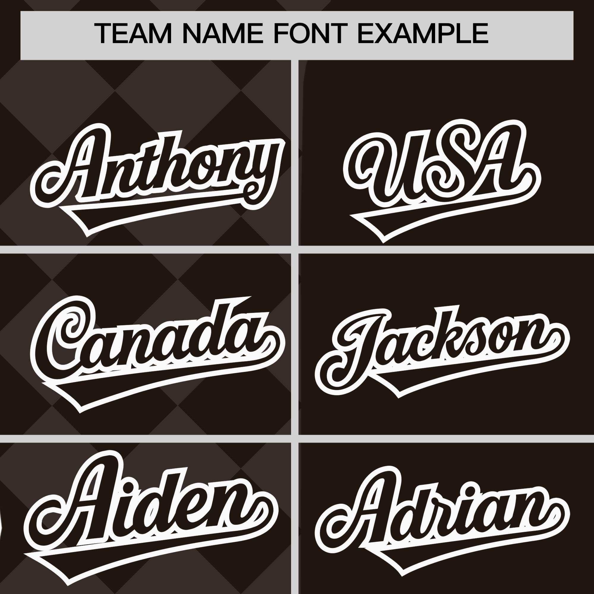 Custom Brown Rhombus Design Authentic Baseball Jersey| KXKSHOP