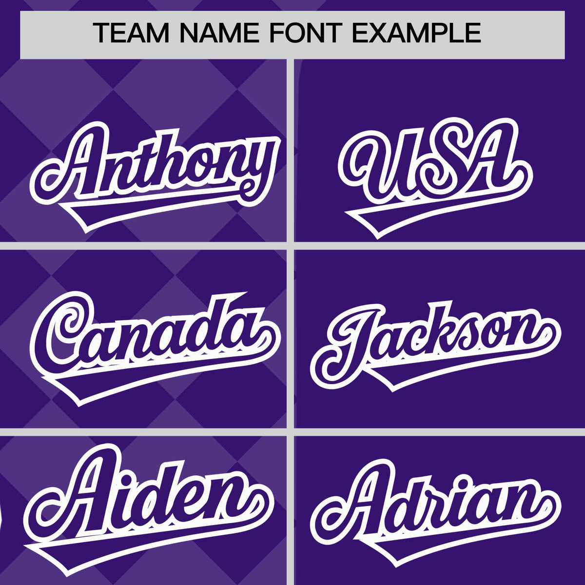 Custom Purple Rhombus Design Authentic Baseball Jersey| KXKSHOP