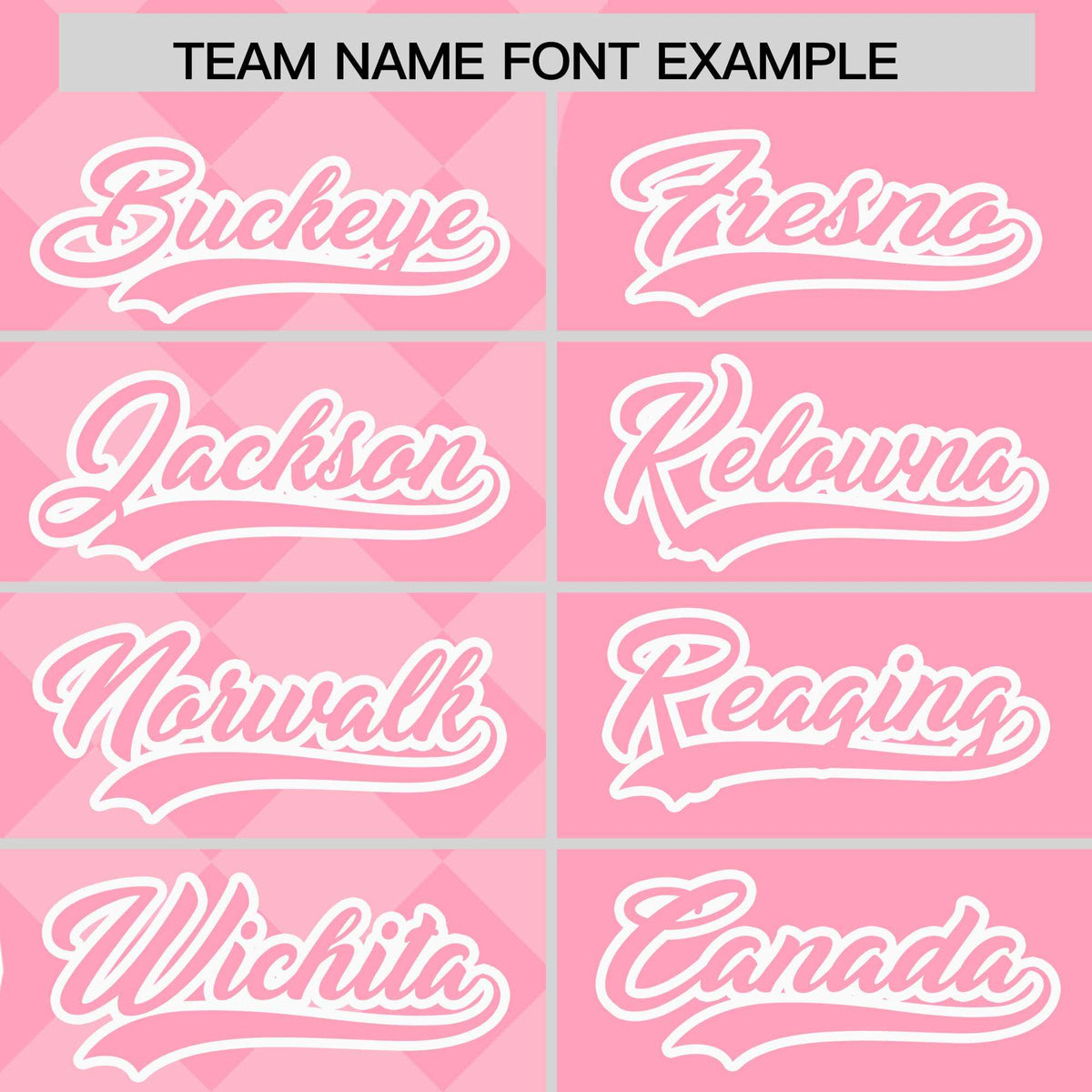 Custom Light Pink Rhombus Design Authentic Baseball Jersey| KXKSHOP