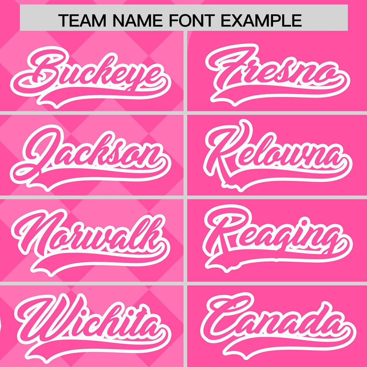 Custom Pink Rhombus Design Authentic Baseball Jersey| KXKSHOP